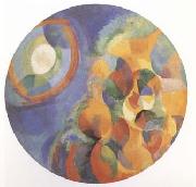 Delaunay, Robert Simulaneous Contrasts Sun and Moon (mk09) painting